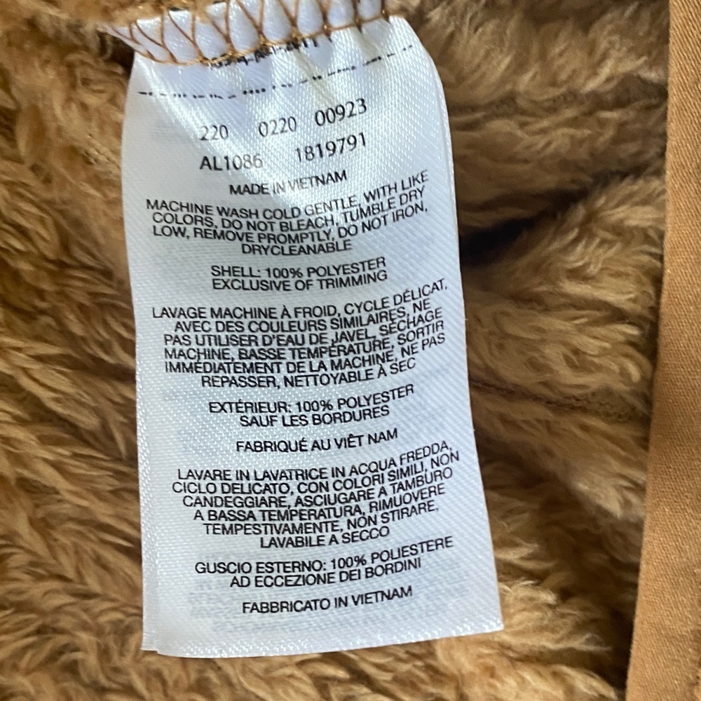 Like New! Columbia Fleece Chestnut Brown Jacket - Picture 6 of 7